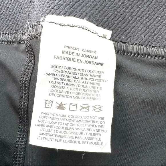 Nike Pro Dri Fit Women’s Sz S Black Activewear Compression Tights Mesh Hem Pants - Picture 8 of 13